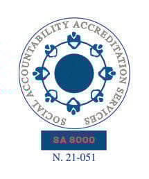 Sello Firenzo SA 8000 Social acccountability accreditation s